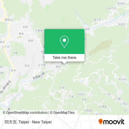 閭天宮 map