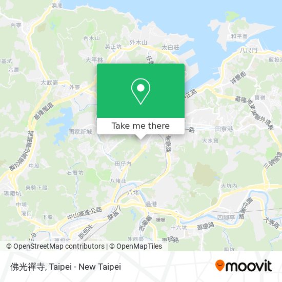 佛光禪寺 map