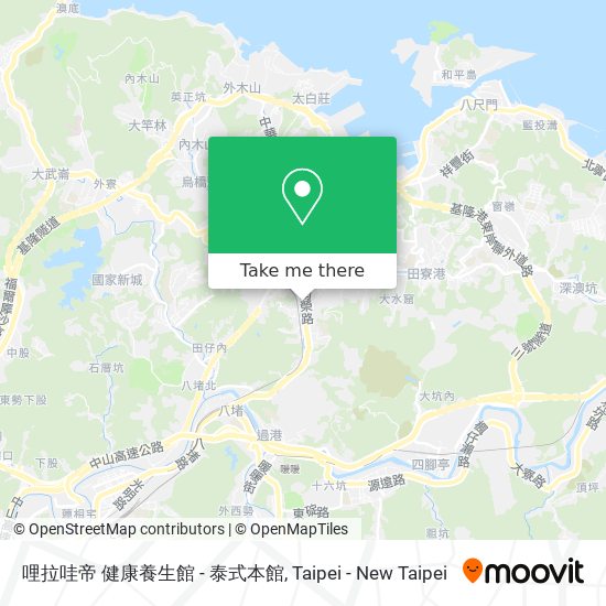 哩拉哇帝 健康養生館 - 泰式本館地圖