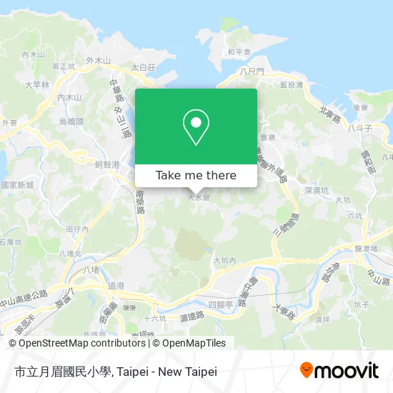 市立月眉國民小學地圖