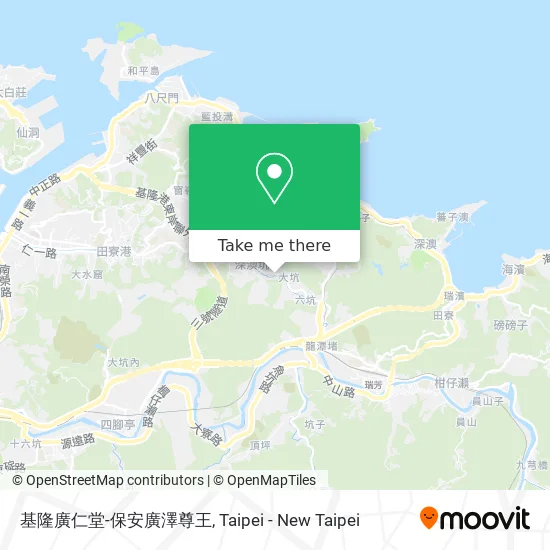 基隆廣仁堂-保安廣澤尊王 map