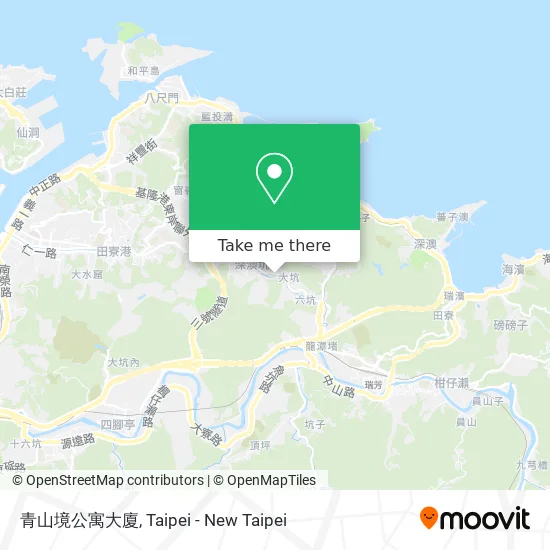 青山境公寓大廈地圖