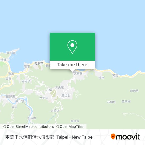 兩萬里水湳洞潛水俱樂部 map