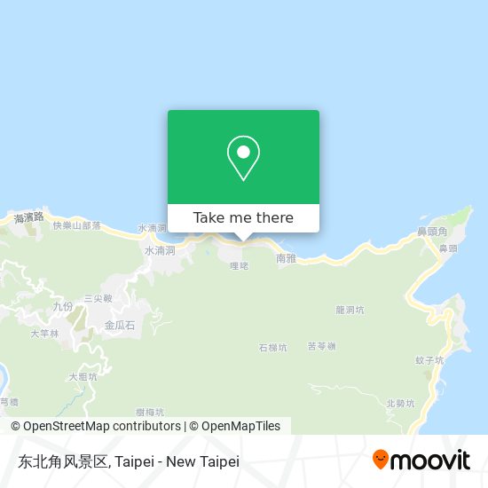 东北角风景区 map