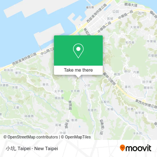 小坑 map