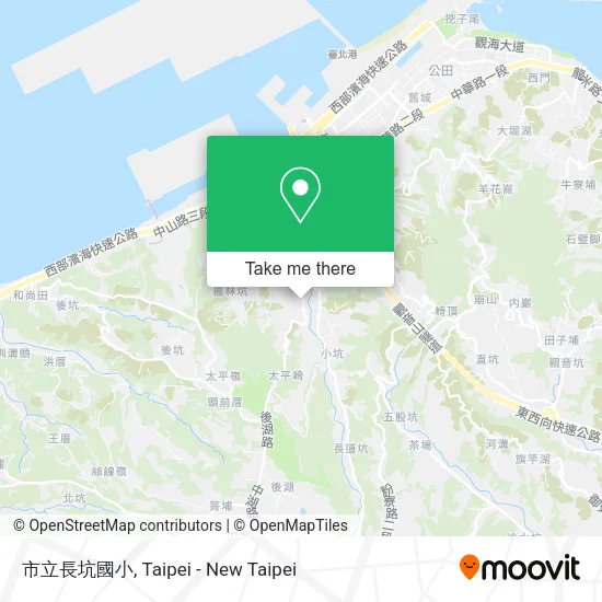 市立長坑國小地圖