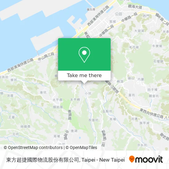 東方超捷國際物流股份有限公司 map