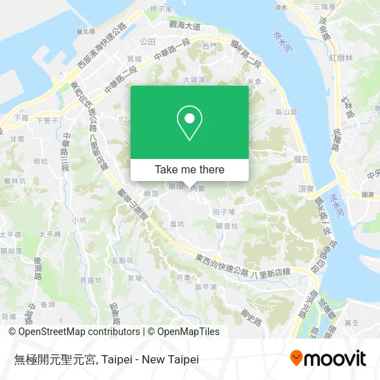 無極開元聖元宮 map