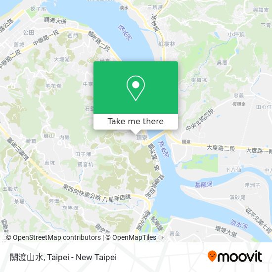 關渡山水 map