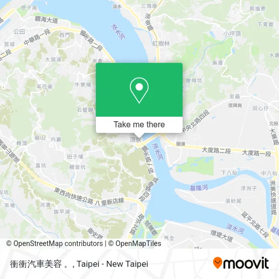 衝衝汽車美容 。地圖