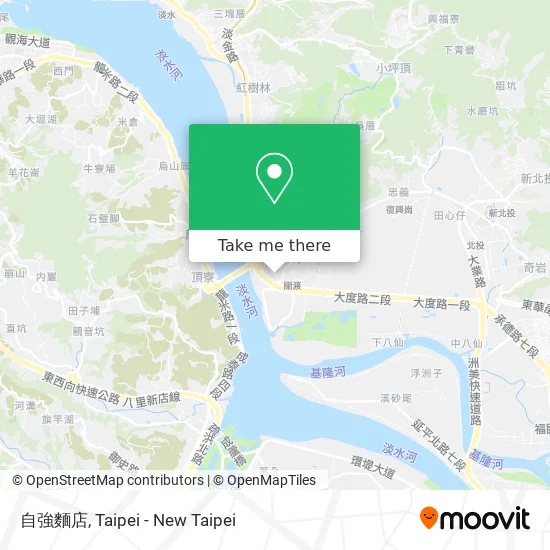 自強麵店 map