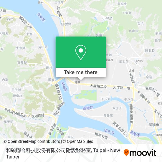 和碩聯合科技股份有限公司附設醫務室地圖