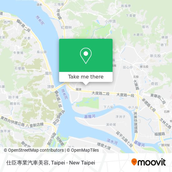 仕臣專業汽車美容地圖