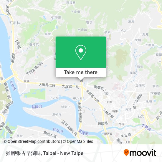 雞腳張古早滷味 map