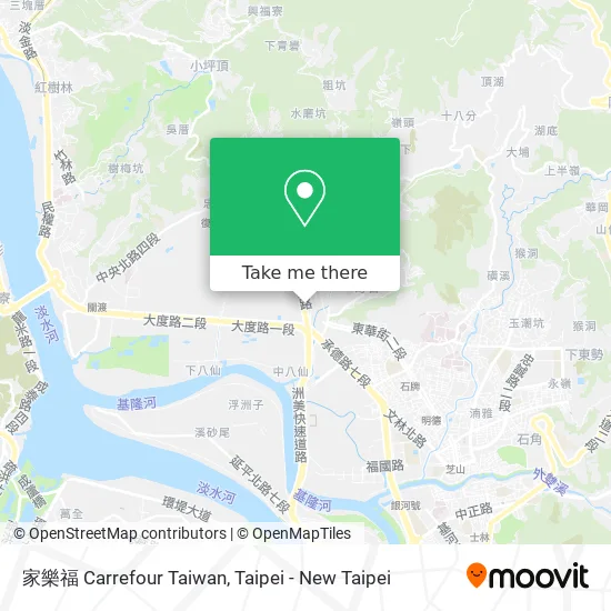 家樂福 Carrefour Taiwan map
