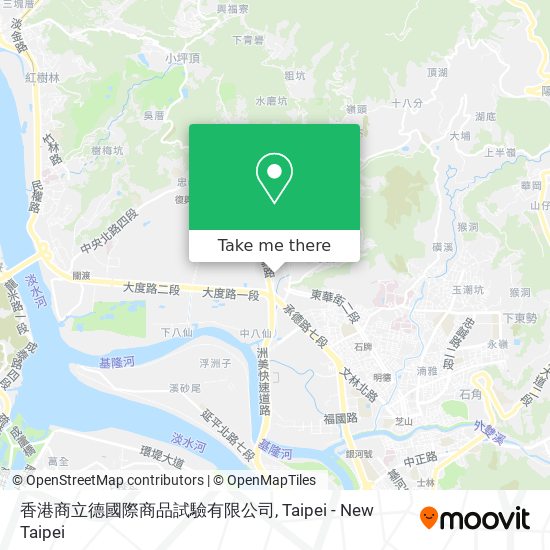 香港商立德國際商品試驗有限公司地圖