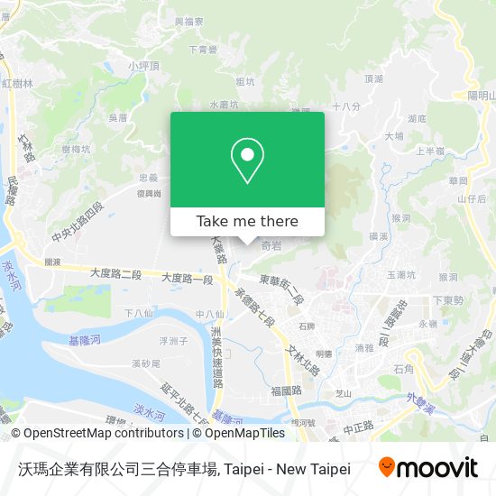 沃瑪企業有限公司三合停車場地圖