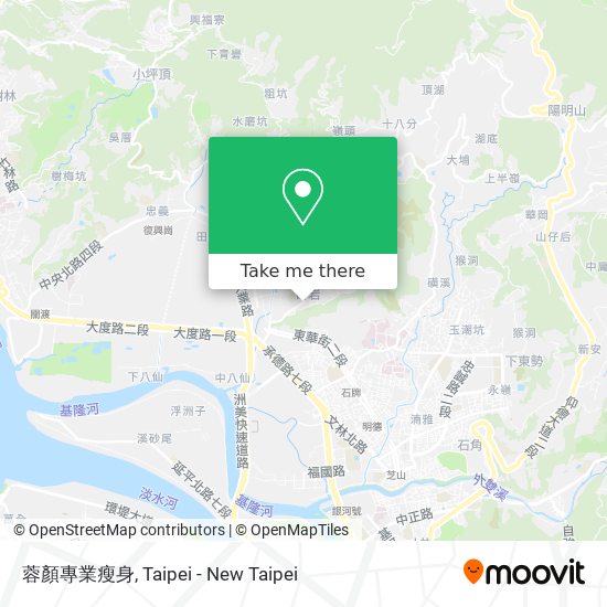 蓉顏專業瘦身 map