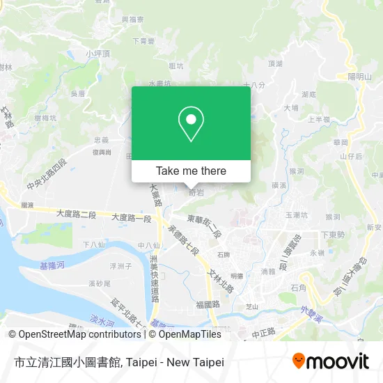 市立清江國小圖書館地圖