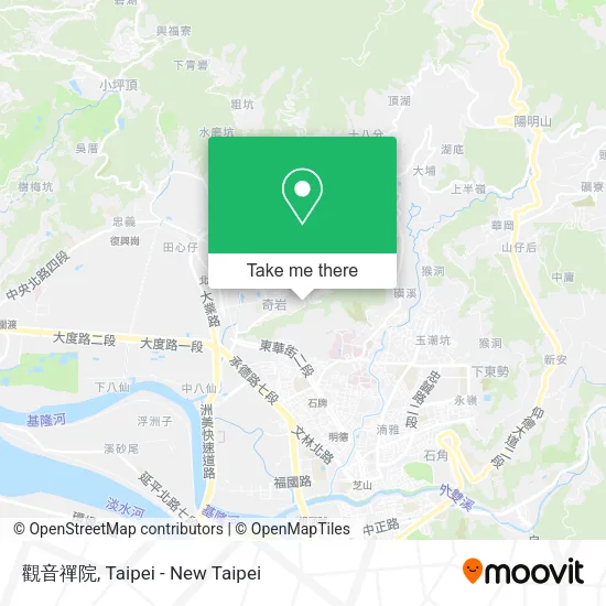 觀音禪院地圖