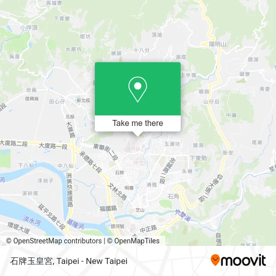 石牌玉皇宮地圖