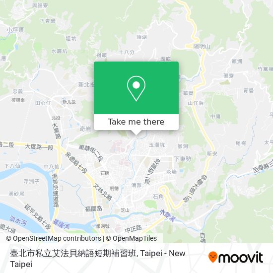 臺北市私立艾法貝納語短期補習班 map