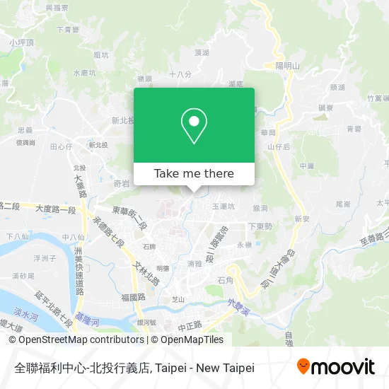 全聯福利中心-北投行義店 map