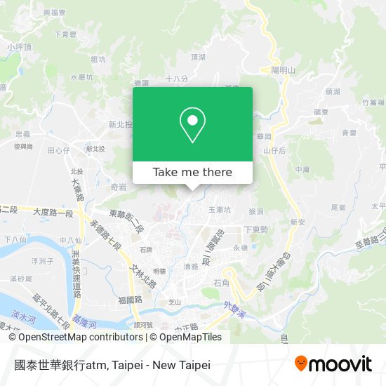 國泰世華銀行atm map