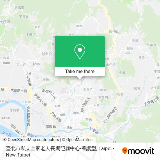 臺北市私立全家老人長期照顧中心-養護型地圖