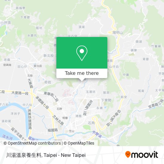 川湯溫泉養生料 map