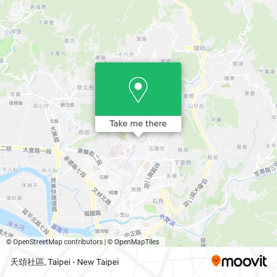 天頌社區 map