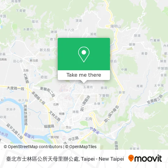 臺北市士林區公所天母里辦公處 map