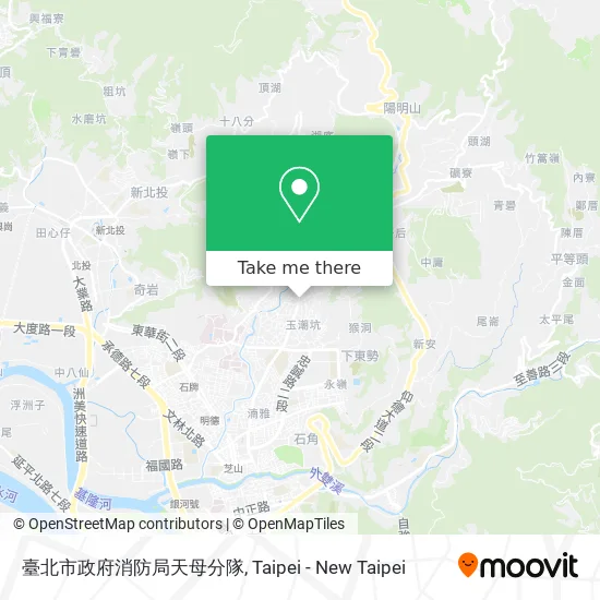 臺北市政府消防局天母分隊 map