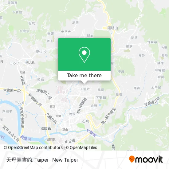 天母圖書館 map