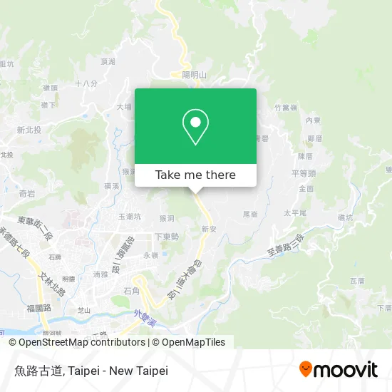 魚路古道 map