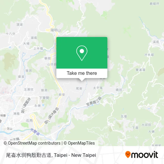尾崙水圳狗殷勤古道 map
