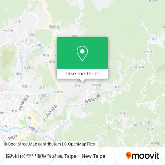 陽明山公館里關聖帝君廟 map