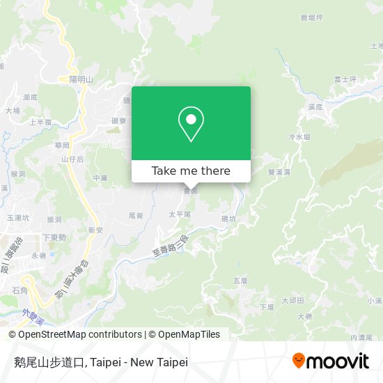 鹅尾山步道口 map