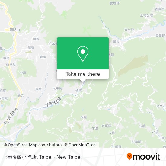 瀑崎峯小吃店地圖