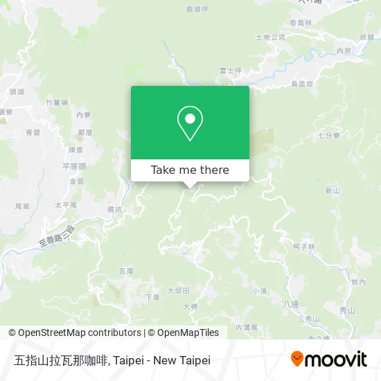 五指山拉瓦那咖啡地圖