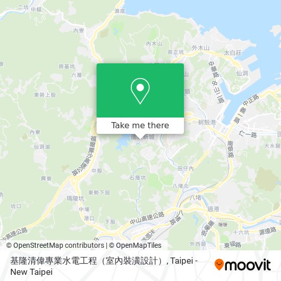 基隆清偉專業水電工程（室內裝潢設計） map