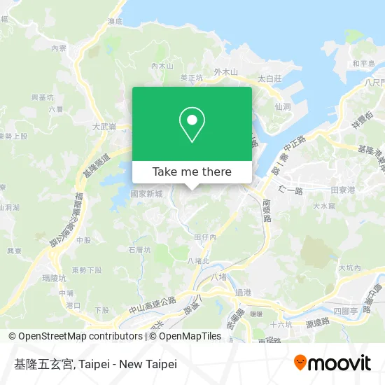 基隆五玄宮 map