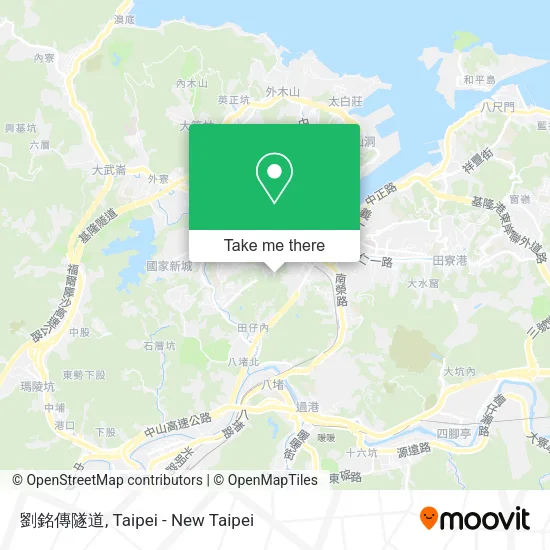 劉銘傳隧道 map