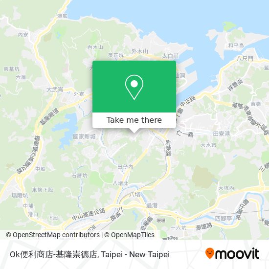 Ok便利商店-基隆崇德店 map