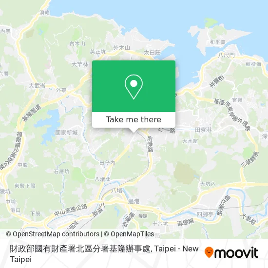 財政部國有財產署北區分署基隆辦事處 map