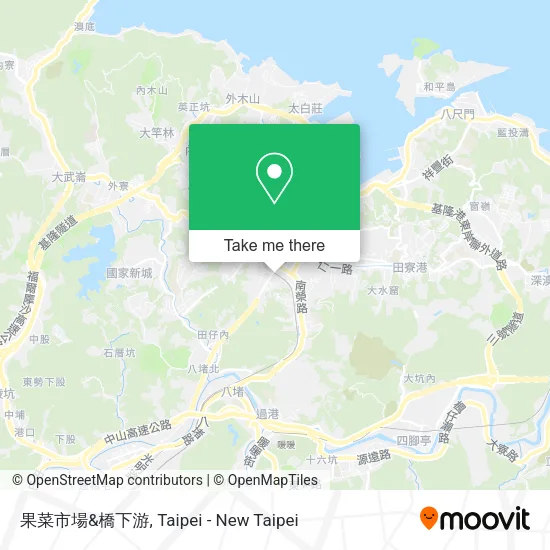 果菜市場&橋下游地圖