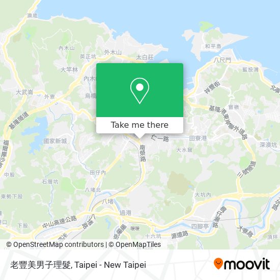 老豐美男子理髮 map