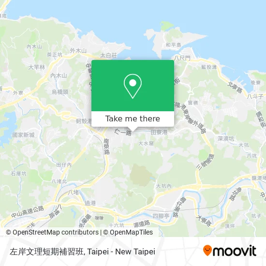 左岸文理短期補習班地圖
