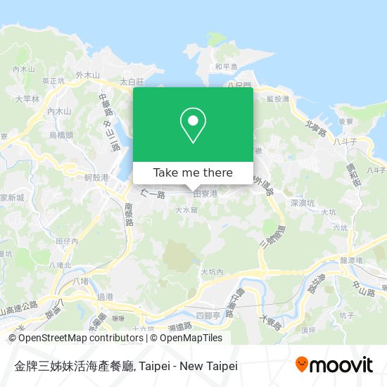 金牌三姊妹活海產餐廳 map