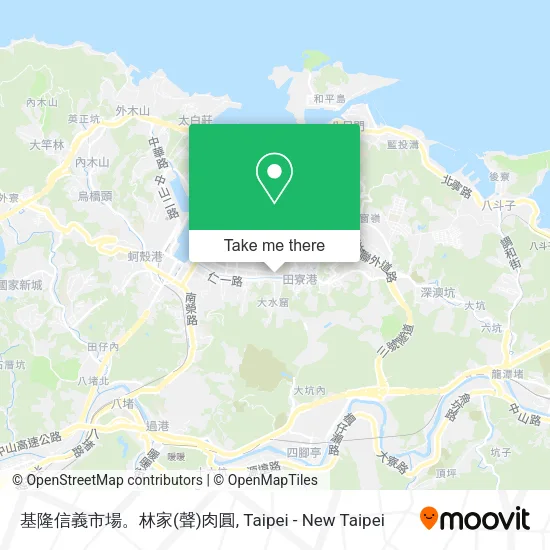 基隆信義市場。林家(聲)肉圓地圖